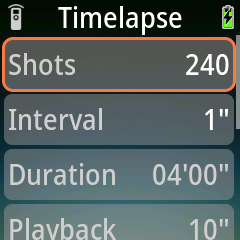 Timelapse program